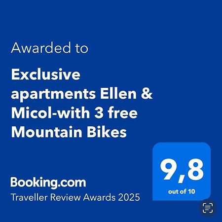 Exclusive Apartments Ellen & Micol-With 3 Free Mountain Bikes ペシュチャーナ・ウヴァラ エクステリア 写真